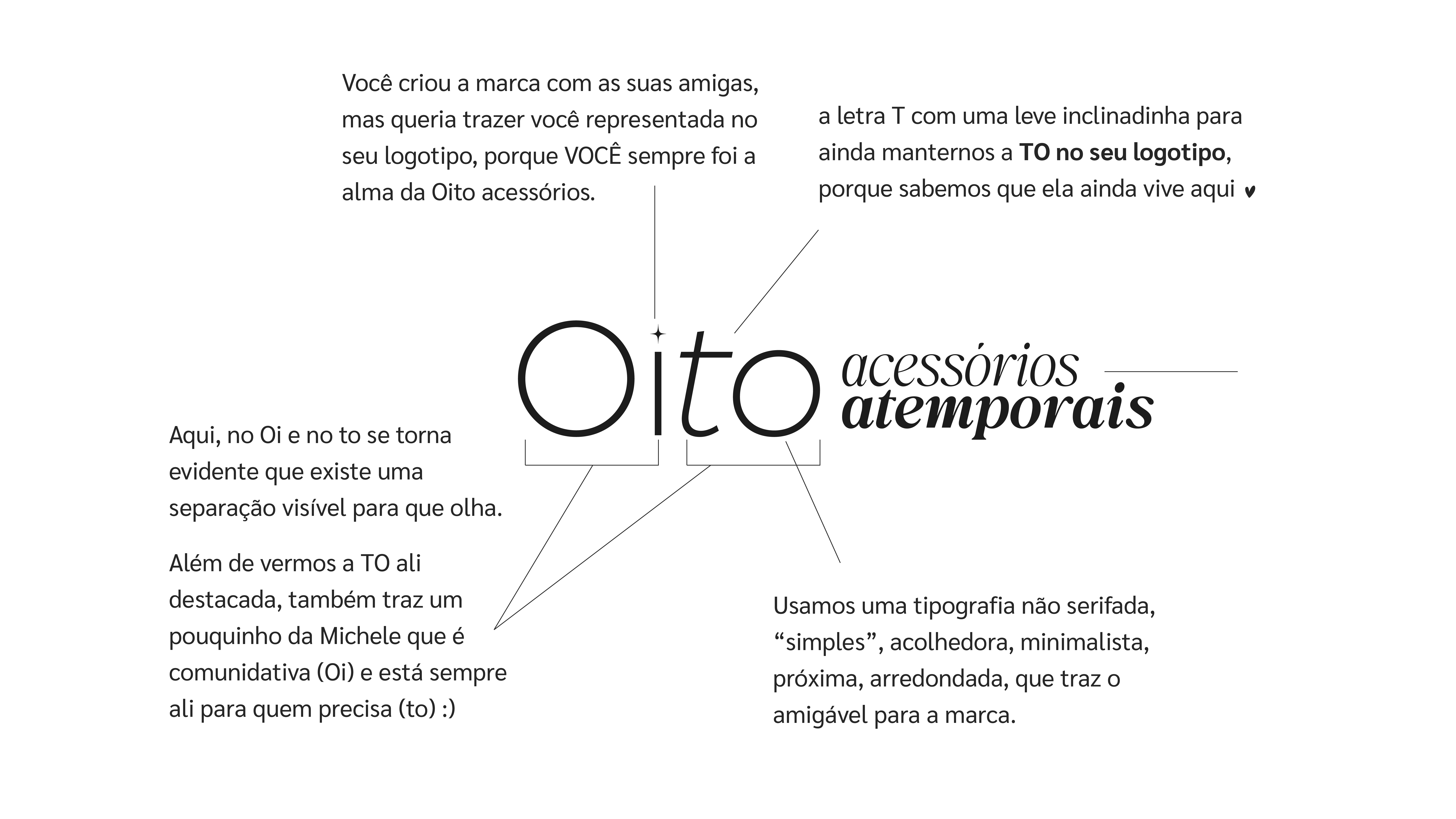 Identidade visual da Oito Acessórios, imagem 1
