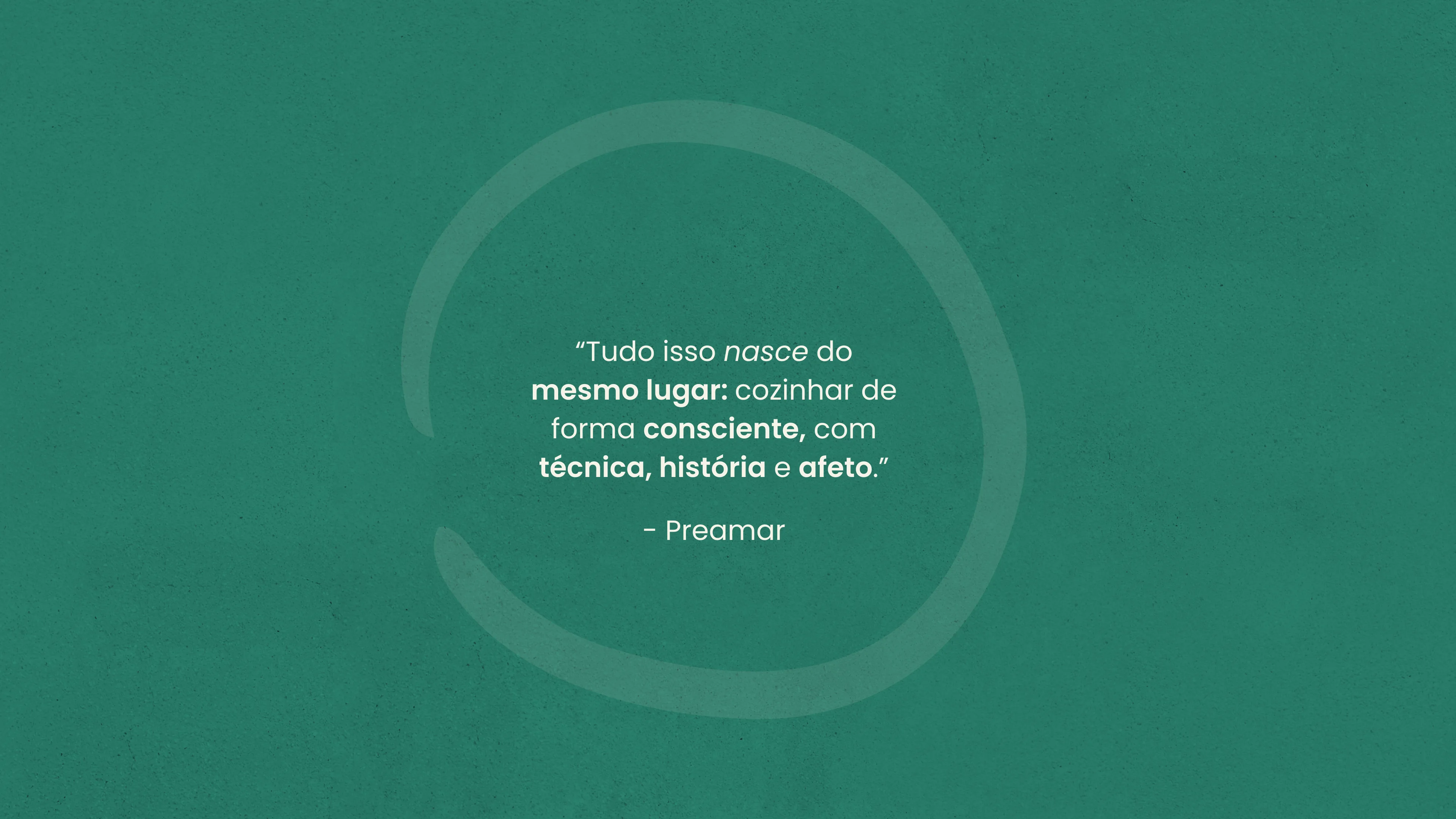 Essência da marca Preamar