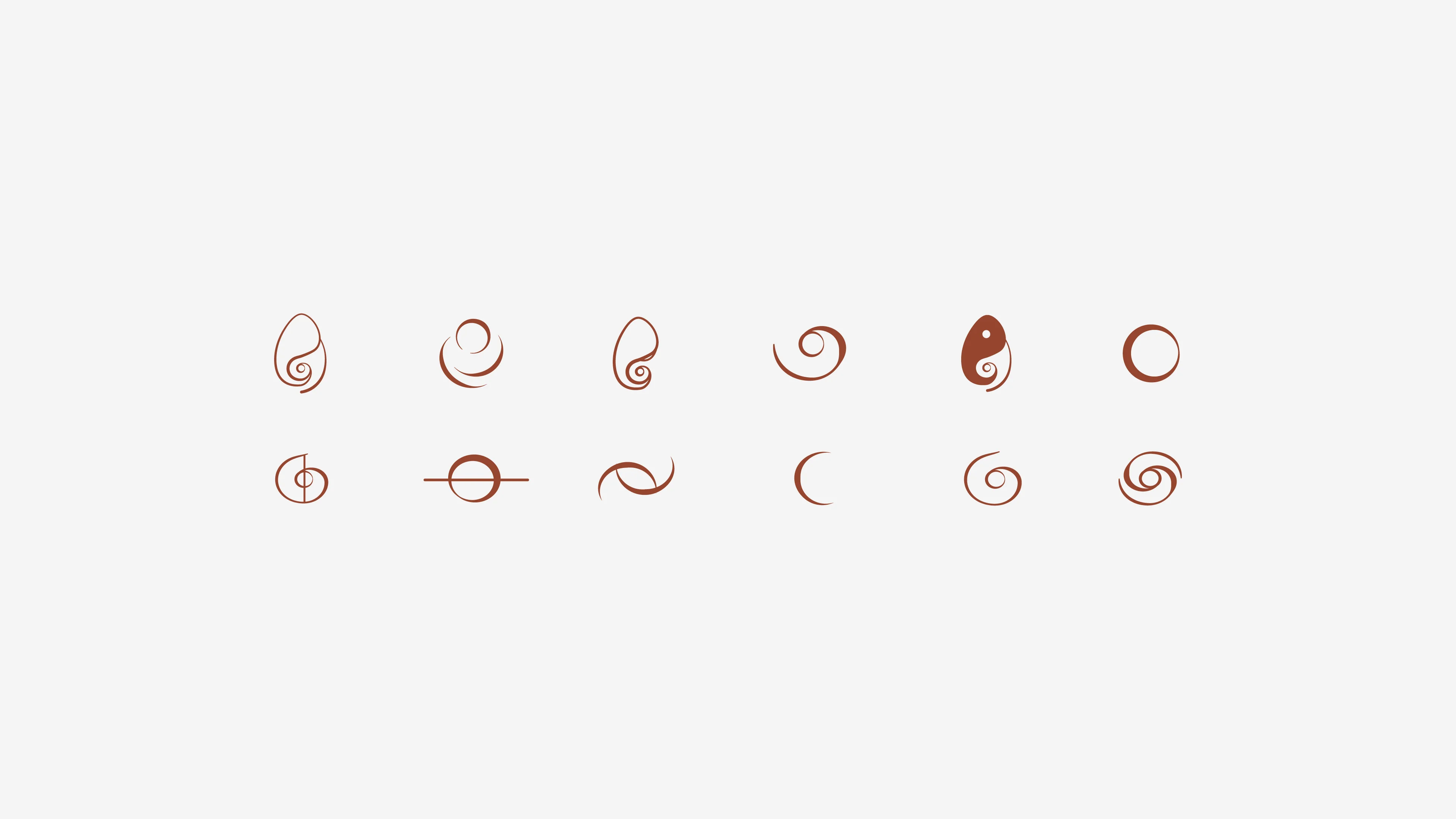 Ícones criados para a identidade visual psisensível