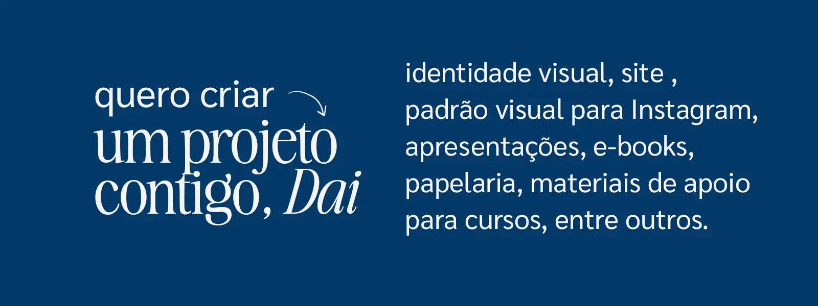 quero criar um projeto